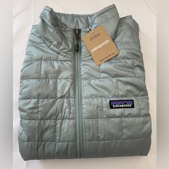 NWT Patagonia Nano Puff Vest Women's Size M Thermal Blue 2024 - Picture 16 of 16